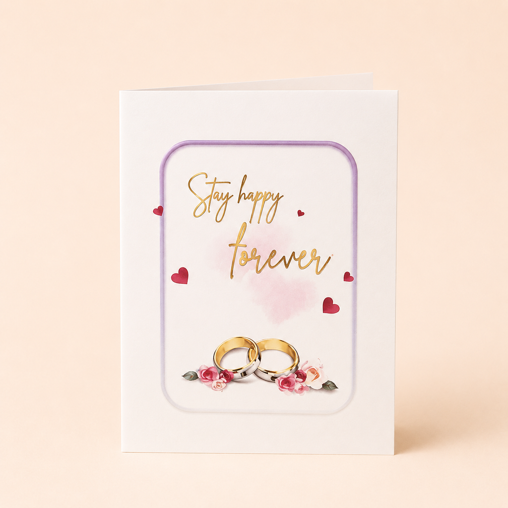 Trouwkaart met Ringen